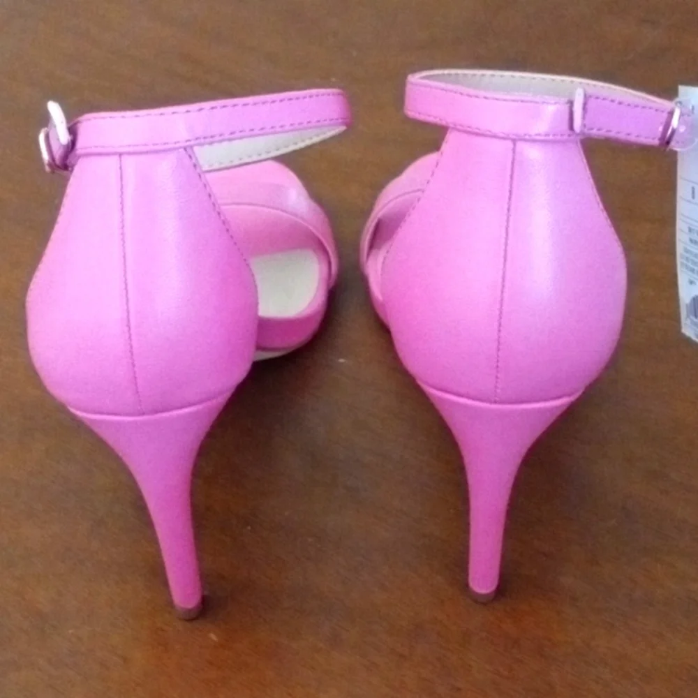 Pink Strappy Heels - Picture 6 of 8